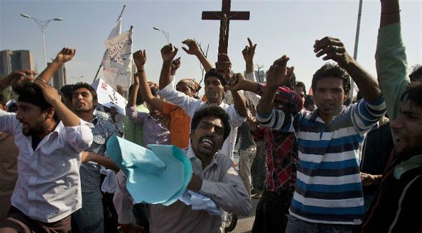 Διαδηλώσαν χριστιανοί Πακιστανοί
