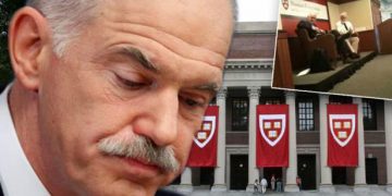 Κρυφή κάμερα καταγράφει τον Παπανδρέου στο Χάρβαρντ (video)