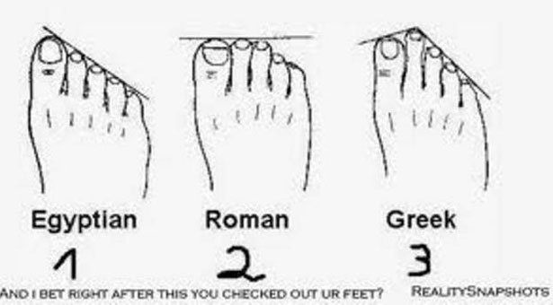 Άν είσαι Έλληνας φαίνεται από το πόδι σου;