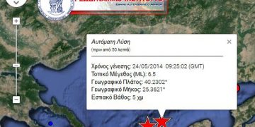 Τώρα: Μεγάλος σεισμός στην Σαμοθράκη, αισθητός και στην Αττική