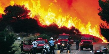 Φωτιά στην περιοχή Κελεφά Λακωνίας