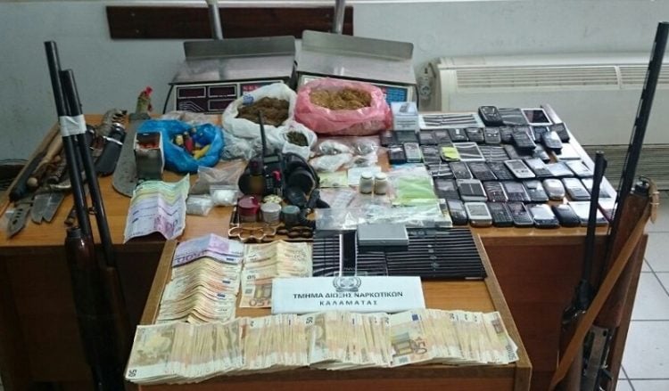 Καλαμάτα: 156 άτομα σε κύκλωμα ναρκωτικών – Συνελήφθησαν οι 20