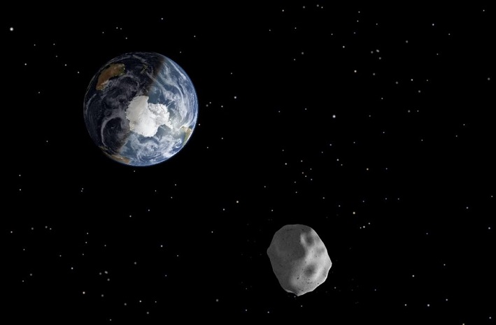 Αστεροειδής σαν μεγάλη πολυκατοικία περνάει ανάμεσα σε Γη και Σελήνη