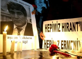 Χιλιάδες λαού στην 9η επέτειο της δολοφονίας του Αρμένιου Χραντ Ντινκ