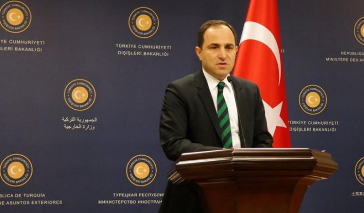 Ο εκπρόσωπος του τουρκικού ΥΠΕΞ Τανζού Μπιλγκίτς
