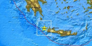 Σεισμός 4,2 βαθμών Ρίχτερ νότια του Ηρακλείου Κρήτης