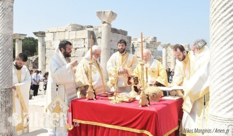 Ο Πατριάρχης λειτούργησε στη Μενεμένη για πρώτη φορά μετά την Μικρασιατική Καταστροφή