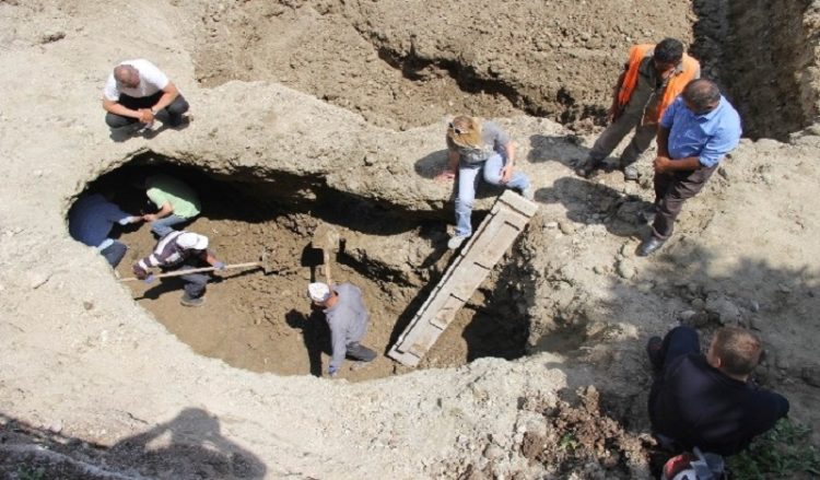 Ελληνιστικής εποχής τάφος βρέθηκε στη Σαμψούντα (φωτο)