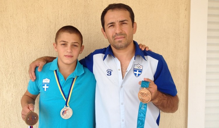 Ο Παγκόσμιος Πόντιος αθλητής Γιώργος Πιλίδης και ο προπονητής του Αμιράν Καρντάνοφ έτοιμοι για νέες νίκες