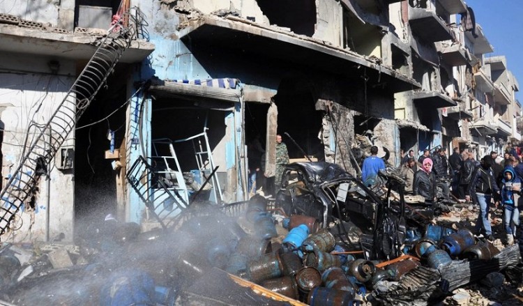 Φονική έκρηξη στη Χομς της Συρίας