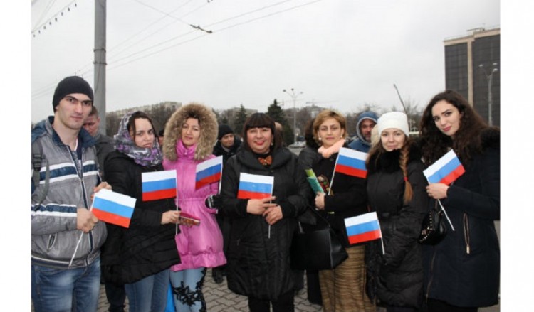 Греки Ростова-на-Дону митинговали в поддержку Крыма