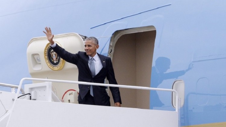 Έφτασε ο Μπαράκ Ομπάμα στην Αθήνα