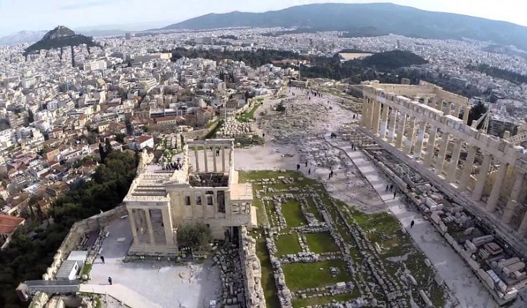 Κινεζικά drones και κάμερες εικονικής πραγματικότητας για ελληνικά μνημεία