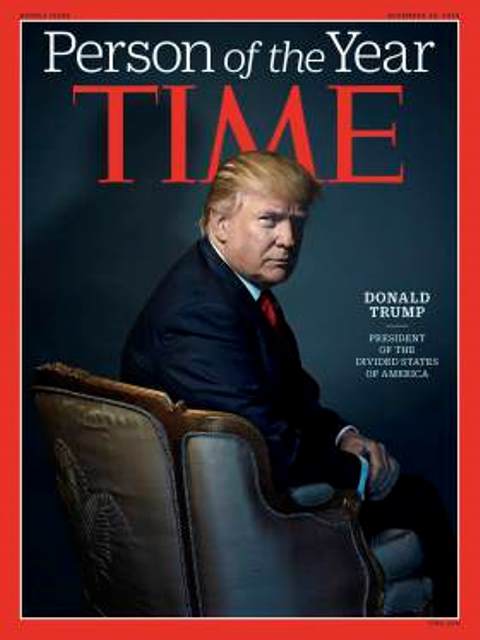TIME: «Πρόσωπο της Χρονιάς» ο Ντόναλντ Τραμπ