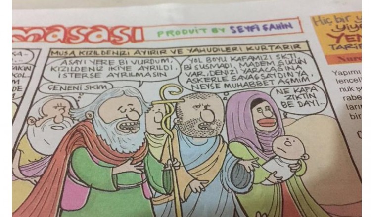 Λουκέτο σε τουρκικό περιοδικό λόγω... γελοιογραφίας του Μωυσή