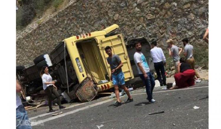 Τραγικό δυστύχημα με τουριστικό λεωφορείο στη Μαρμαρίδα