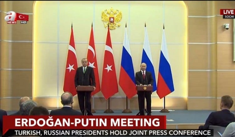 Σύνοδος κορυφής Πούτιν-Ερντογάν στην Κωνσταντινούπολη για τη Συρία 3