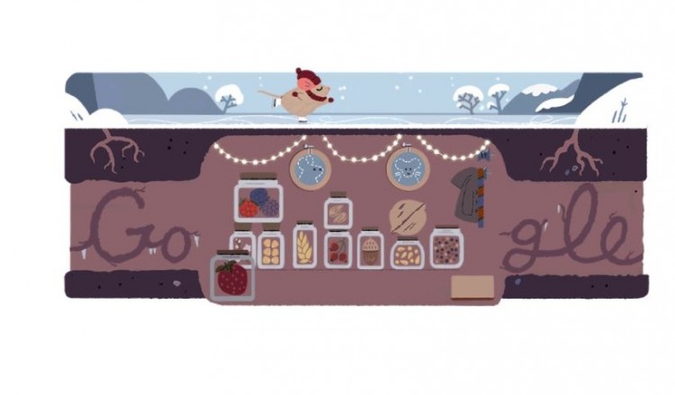 Η Google γιορτάζει με doodle το χειμερινό ηλιοστάσιο