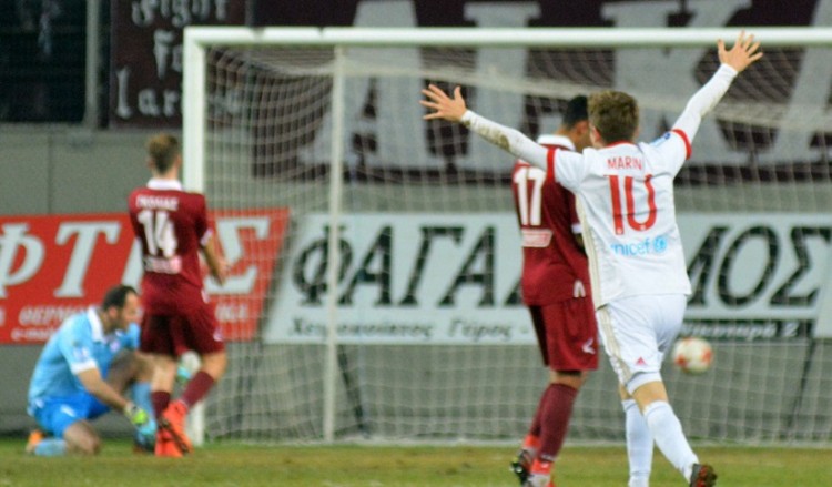 Super League: ΑΕΛ-Ολυμπιακός 0-3