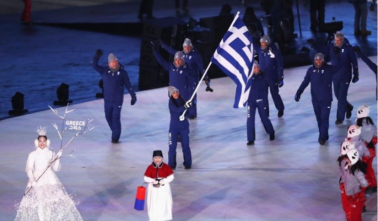 Χειμερινοί Ολυμπιακοί Αγώνες 2018: Η Ελλάδα πρώτη στο Ολυμπιακό Στάδιο της PyeongChang