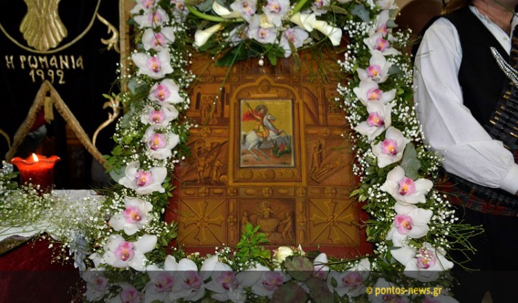 Ανακομιδή των ιερών λειψάνων του Αγίου Γεωργίου και ετήσιο μνημόσυνο στη Μονή Περιστερώτα