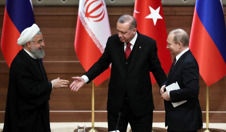 Σύνοδος κορυφής Τουρκίας, Ρωσίας και Ιράν για τη Συρία