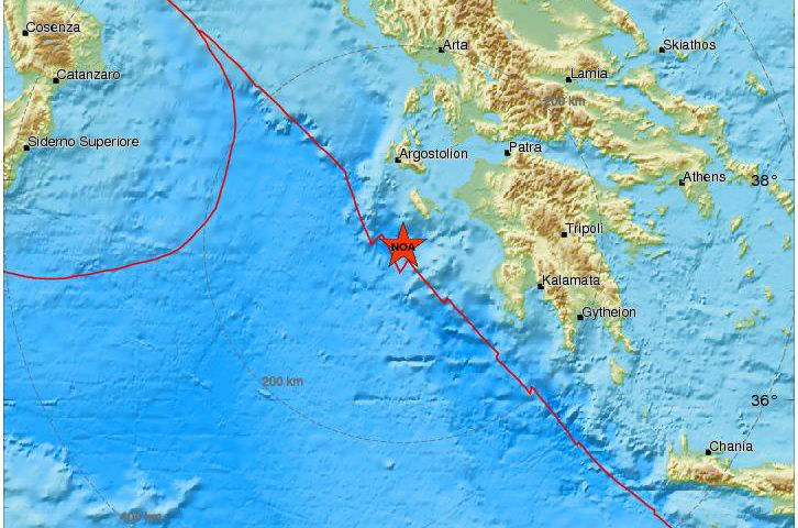 Ισχυρός σεισμός 6,8 Ρίχτερ στη Ζάκυνθο, αισθητός και στην Αθήνα