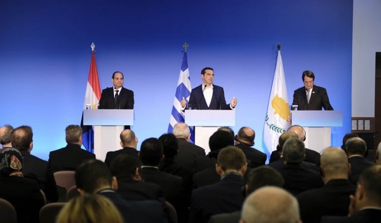 Δηλώσεις Τσίπρα, Αναστασιάδη, Σίσι στη Σύνοδο Κορυφής Ελλάδας-Κύπρου-Αιγύπτου