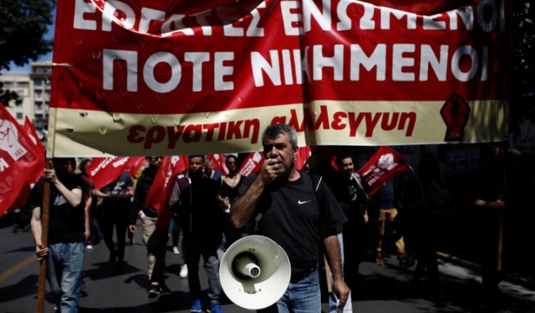 Συλλαλητήρια και πορείες στην Αθήνα για την εργατική Πρωτομαγιά