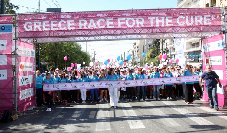 Greece Race For The Cure: Χιλιάδες δρομείς έτρεξαν ενάντια στον καρκίνο του μαστού