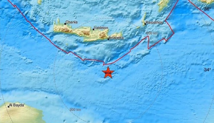 Νέος σεισμός 4,5 Ρίχτερ στην Κρήτη