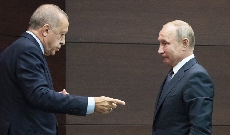 Πούτιν και Ερντογάν συνομίλησαν τηλεφωνικά για Λιβύη, Συρία και Ανατολική Μεσόγειο
