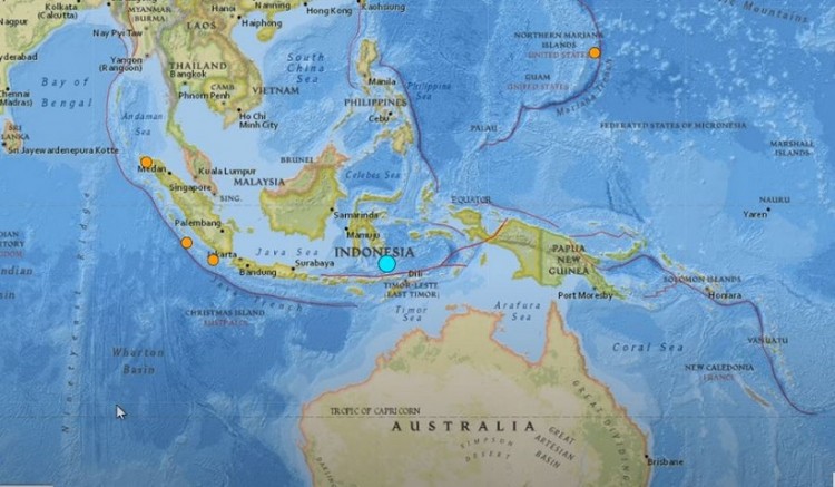 Ινδονησία: Νέος ισχυρός σεισμός 6,9 Ρίχτερ στη Νοτιοανατολική Ασία