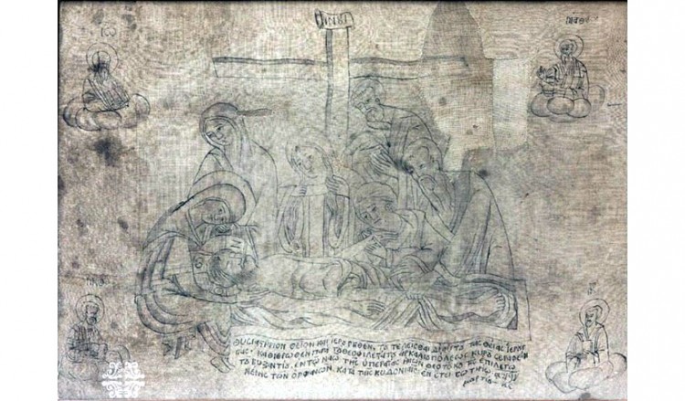 Το αντιμήνσιο της Παναγίας των Ορφανών – Ένας «θησαυρός» από το Αϊβαλί στη Μυτιλήνη