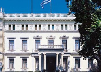 Εξωτερική άποψη του Προεδρικού Μεγάρου (φωτ.: presidency.gr)