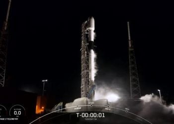 Πλάνο από το κανάλι της SpaceX στο YouTube