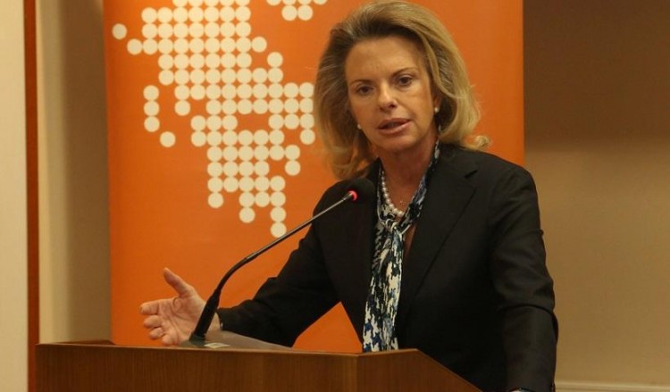 Η ευρωβουλευτής Ελίζα Βόζενμπεργκ (φωτ.: ΑΠΕ-ΜΠΕ / Αλέξανδρος Μπελτές)