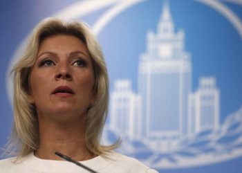 Η εκπρόσωπος του υπουργείου Εξωτερικών της Ρωσίας Μαρία Ζαχάροβα (φωτ.: EPA / Maxim Shipenkov)