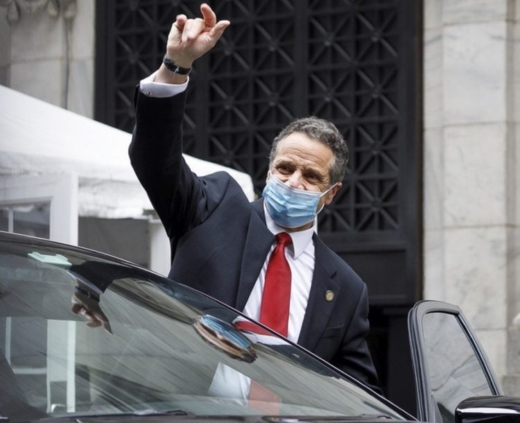 Ο κυβερνήτης της Νέας Υόρκης Άντριου Κουόμο (φωτ.: EPA / JUSTIN LANE)