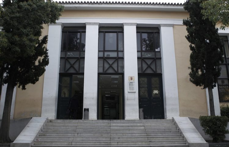 Το κτήριο 9 στα δικαστήρια της πρώην σχολής Ευελπίδων (φωτ.: ΑΠΕ-ΜΠΕ / Άλκης Κωνσταντινίδης)