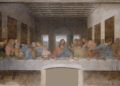 Ο Μυστικός Δείπνος του Λεονάρντο ντα Βίντσι, περίπου 1495-1498, τέμπερα σε γύψο, 460 εκ.× 880 εκ., Μιλάνο (φωτ.: el.wikipedia.org)