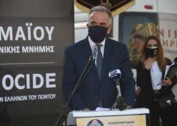 Ο υφυπουργός Μακεδονίας & Θράκης Σταύρος Καλαφάτης (φωτ.: Φίλιππος Φασούλας)