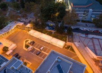 Το νοσοκομείο ΑΧΕΠΑ από φωτογραφία drone (φωτ.: ΑΠΕ-ΜΠΕ/ Νίκος Αρβανιτίδης)