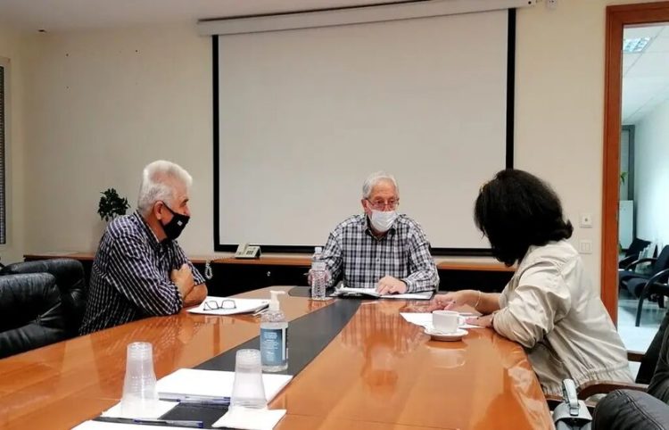 Στιγμιότυπο από τη συνάντηση (φωτ.: Δήμος Αμαρουσίου)