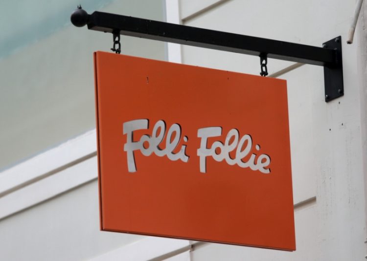Το λογότυπο της εταιρείας Folli Follie(φωτ.: ΑΠΕ-ΜΠΕ/Παντελής Σαΐτας)