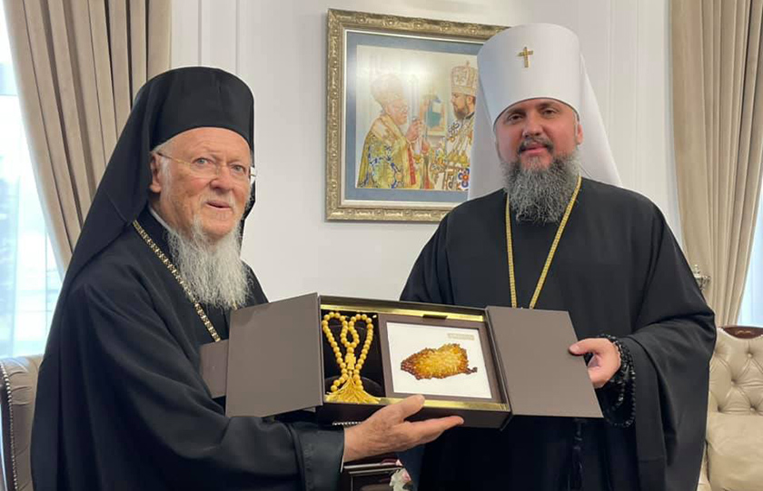 Στο Κίεβο ο Οικουμενικός Πατριάρχης, συναντήθηκε με τον μητροπολίτη Επιφάνιο