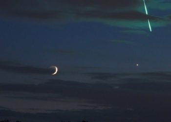 (Φωτ.: esa.int/ESA_Multimedia/Images/2018/06/Fireball_Moon_Venus)