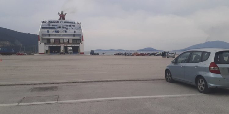 Το λιμάνι της Ηγουμενίτσας (φωτ,: ΑΠΕ-ΜΠΕ/ STR)