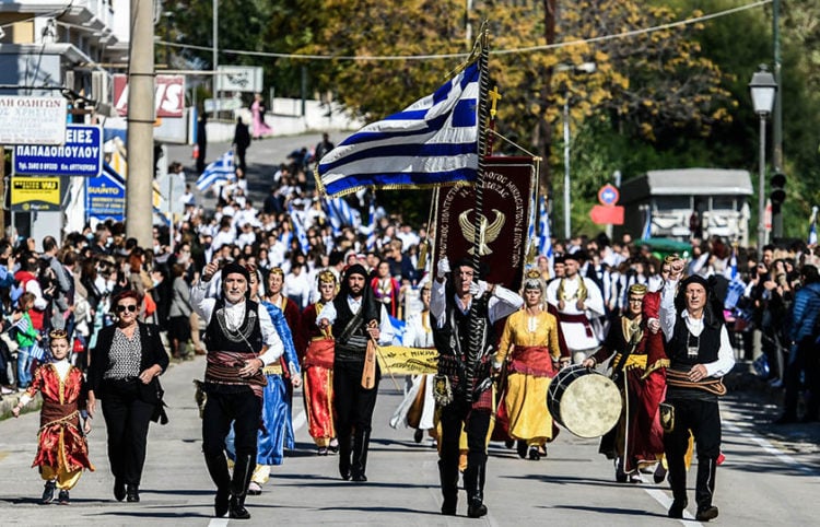 Εορτασμός της εθνικής επετείου της 28ης Οκτωβρίου στην Πρέβεζα 
(φωτ.: EUROKINISSI / Γιώργος Ευσταθίου)
