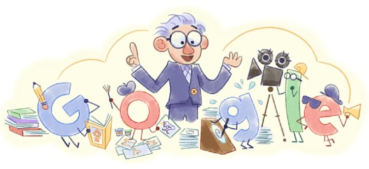 Το doodle της Google για τον Γιόραμ Γκρος (πηγή: google.com)